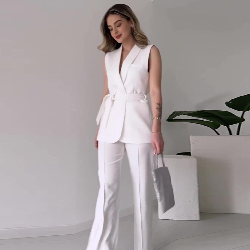 Women'S Formal Wear Pants - Conjunto De 2 Piezas Para Mujer