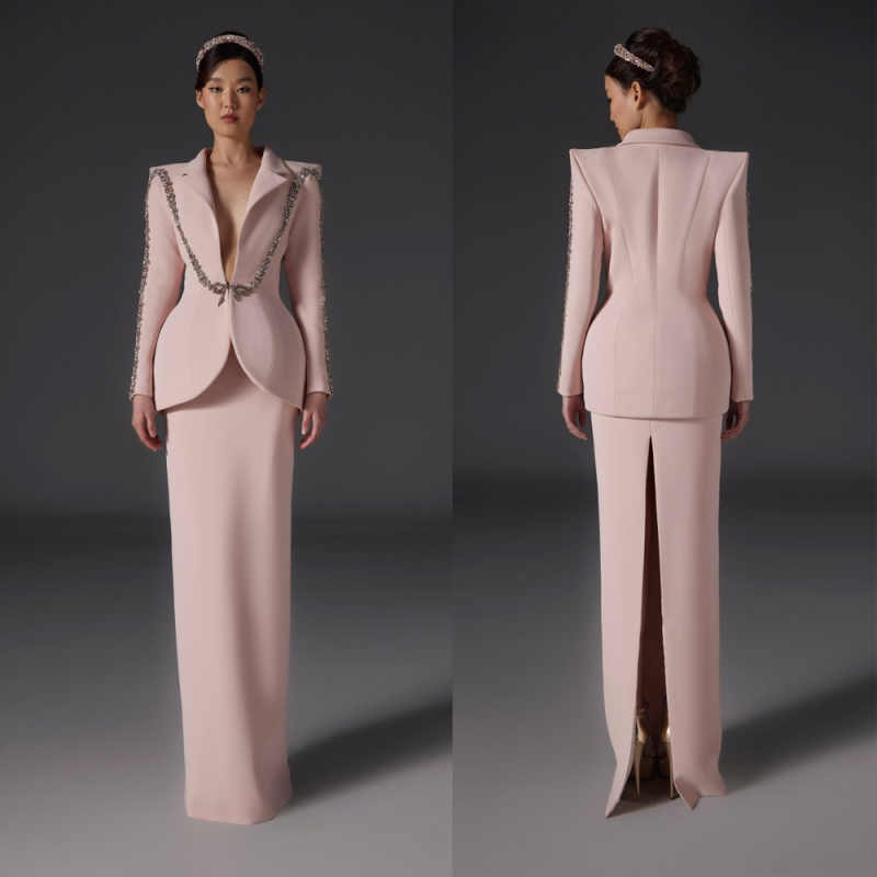 Women'S Formal Wear For Girls - Graduation Ceremony Girls Blazer Dress Sets
