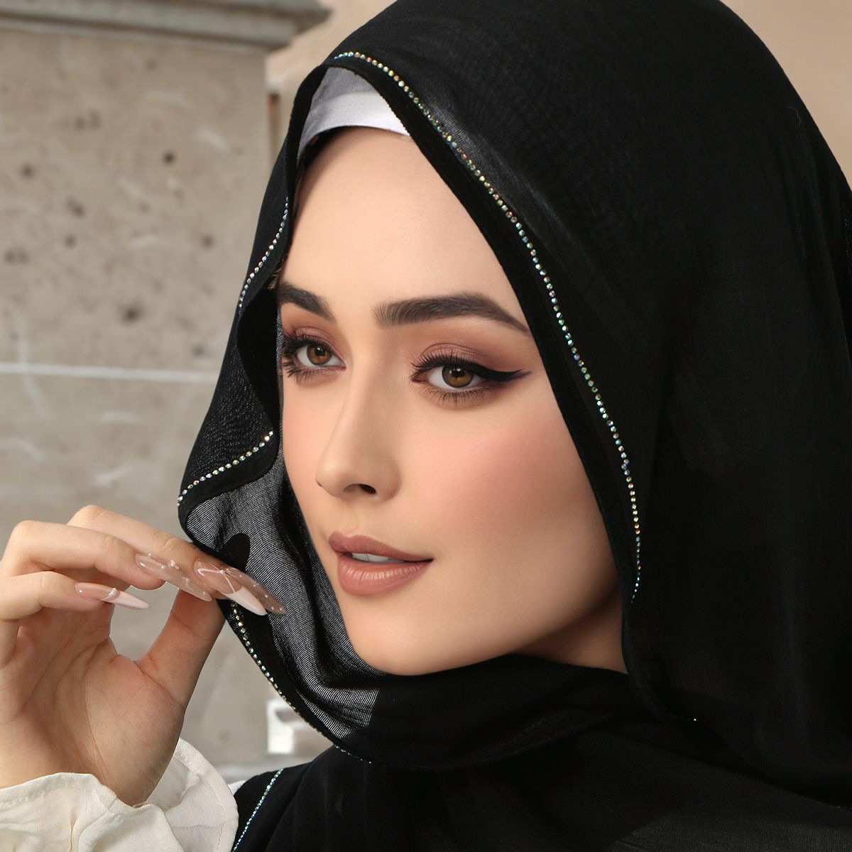 Women Formal Wear Hijab - 170*70CMBest Seller Muslim Hijab Modal Satin