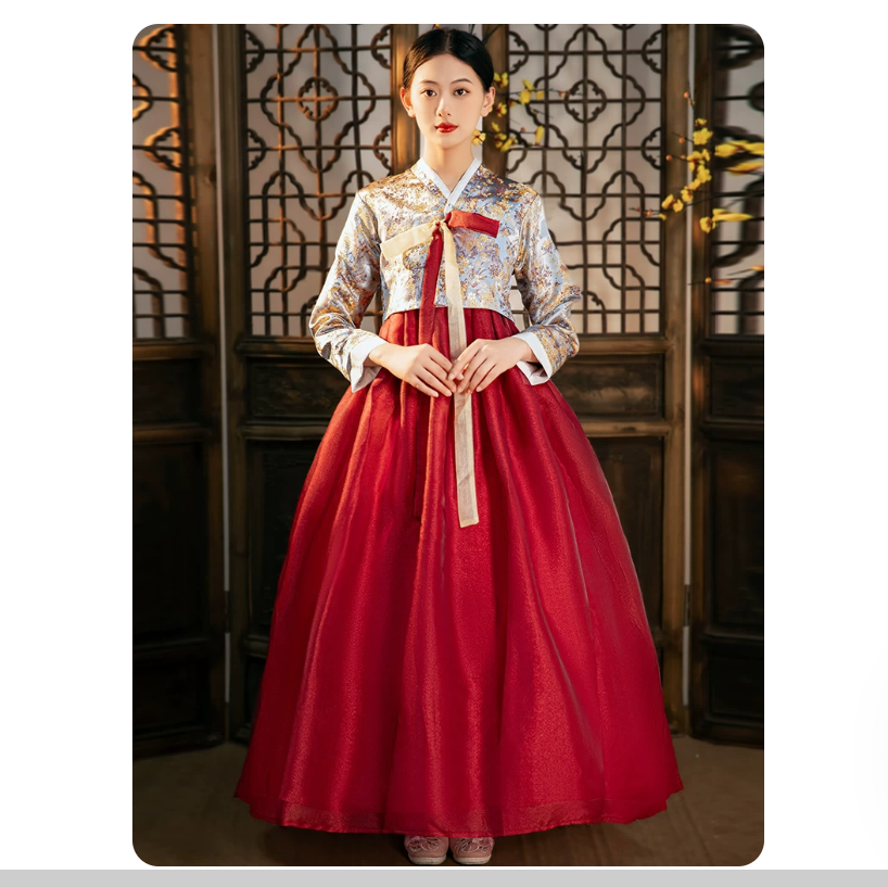 Women Formal Wear Ethnic - Korean ethnic traditional dance costume formal