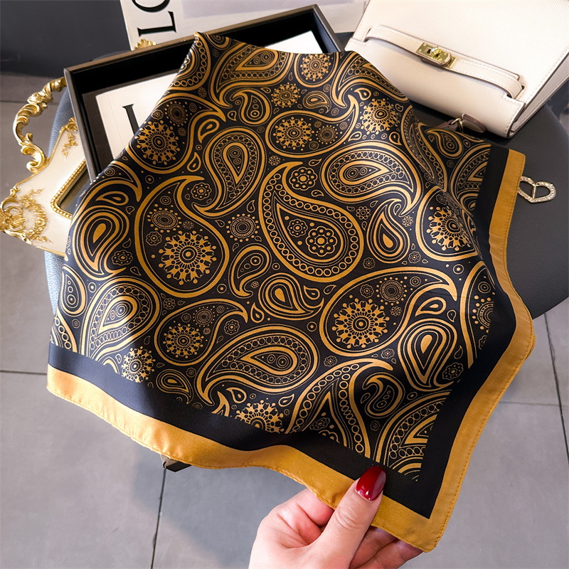 Scarf Silk Neck - Women Silk Scarves 70*70cm Designer Paisley