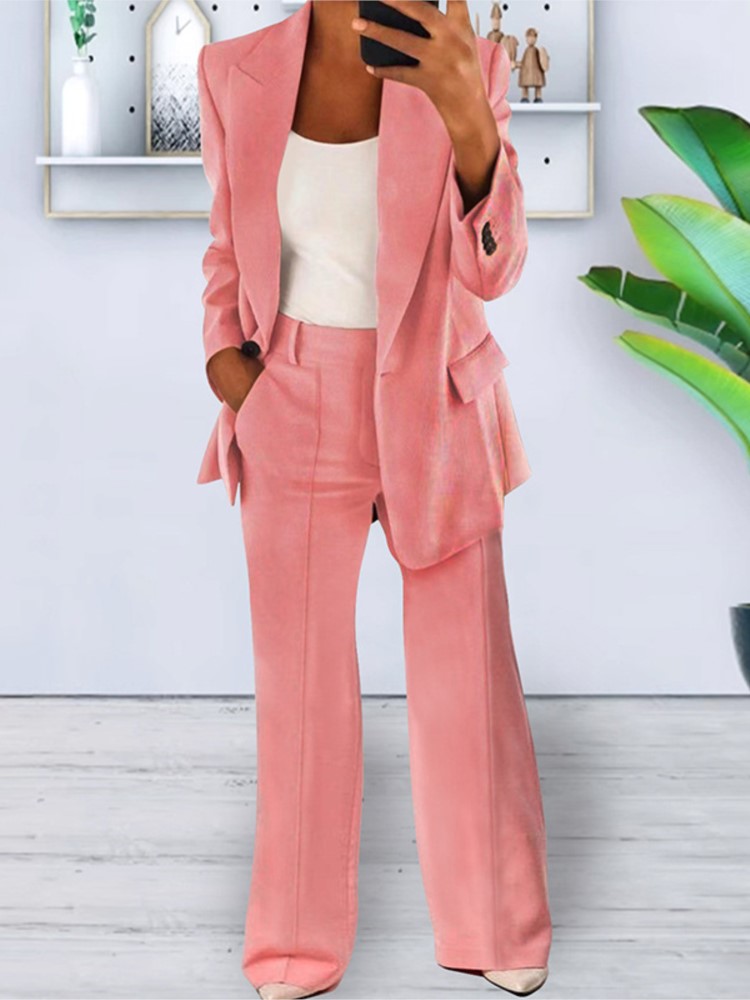 Women Formal Wear Trousers - Autumn Fashion New Women's 2PCS Pants