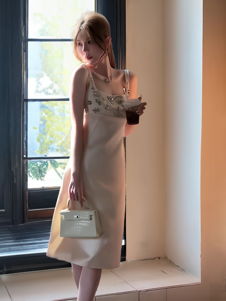 Women'S Formal Wear For Girls - Elegant Heavy Work Satin Evening Dress