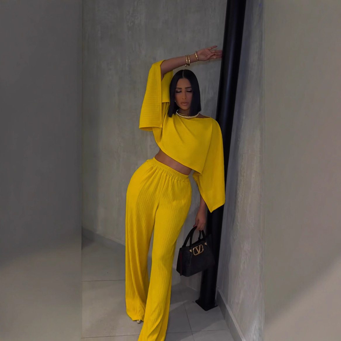 Conjuntos De Mujer 2 Piezas El - Women'S Formal Wear Pants บทวิจารณ์และราคา
