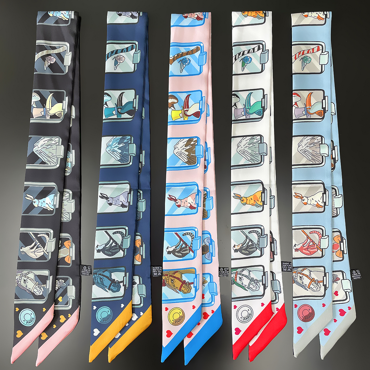 Brand Design Twill 100% Silk S - Scarf Silk Neck บทวิจารณ์และราคา