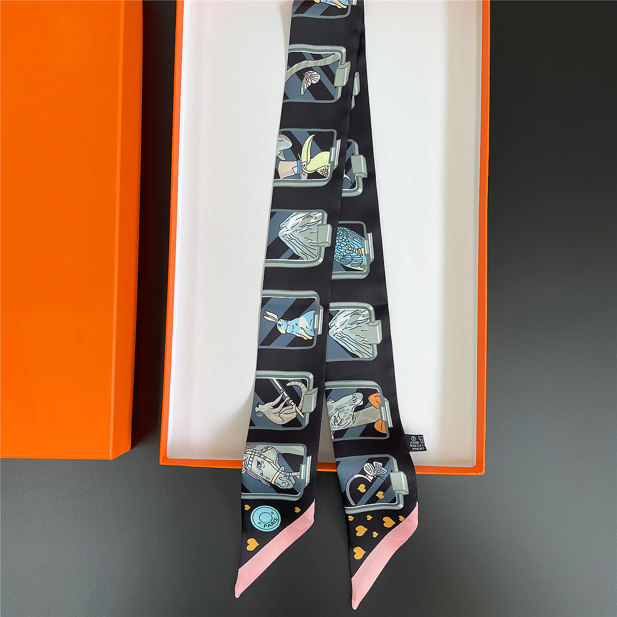 Brand Design Twill 100% Silk S - Scarf Silk Neck บทวิจารณ์และราคา