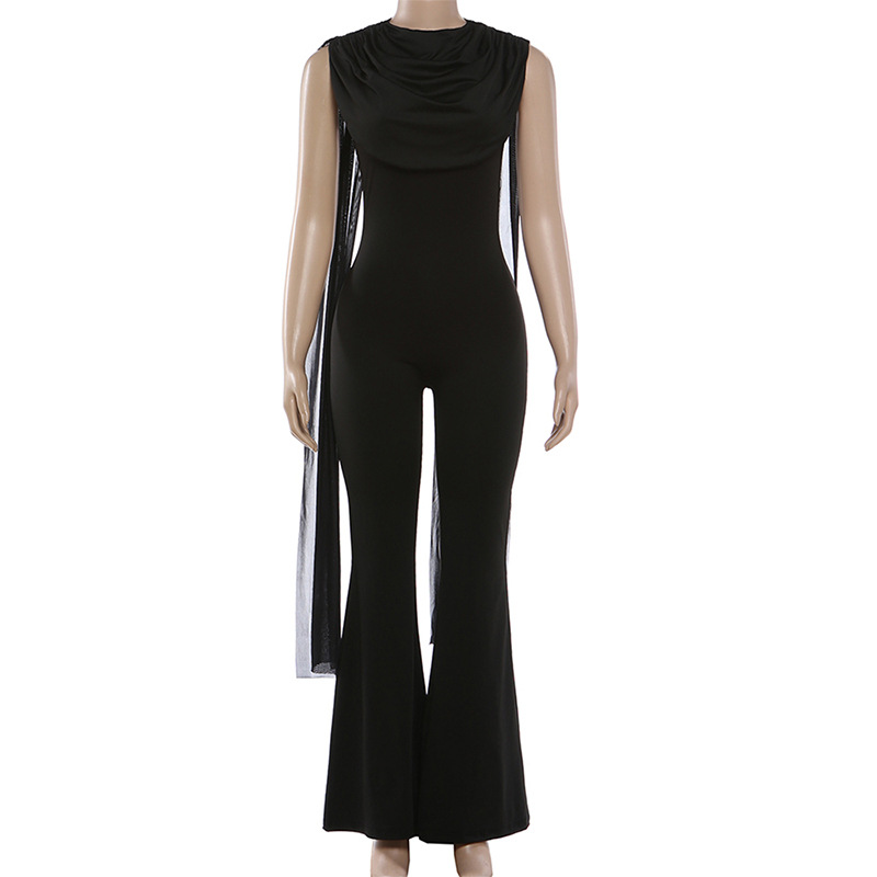 Black Women Jumpsuit Sexy Slee - Women'S Formal Wear For Wedding Guest บทวิจารณ์และราคา