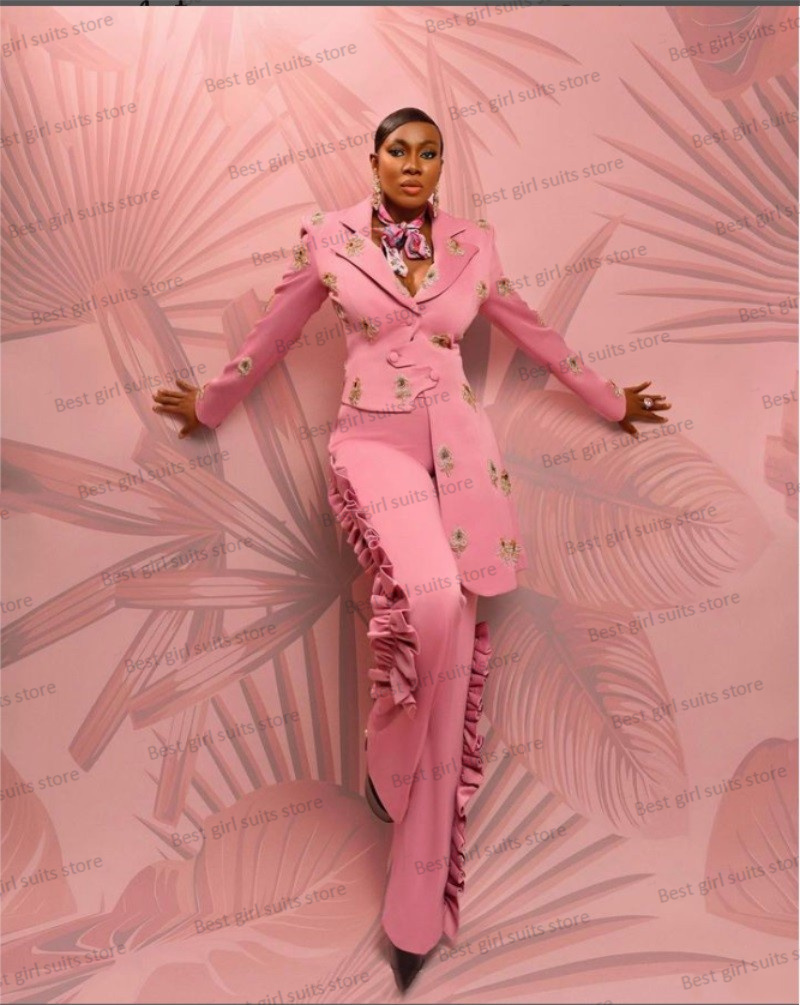 Pink Wedding Women Suit Set Bl - Women'S Formal Wear For Wedding Guest บทวิจารณ์และราคา