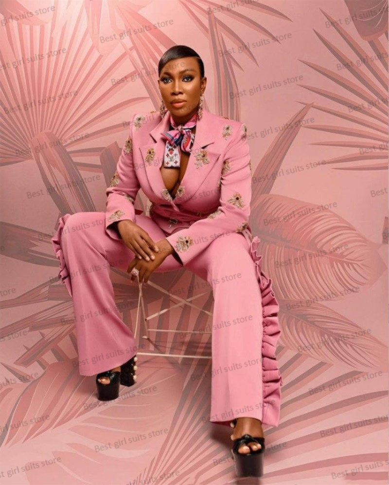 Pink Wedding Women Suit Set Bl - Women'S Formal Wear For Wedding Guest บทวิจารณ์และราคา