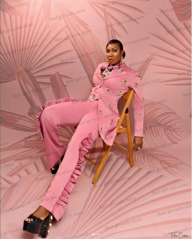 Pink Wedding Women Suit Set Bl - Women'S Formal Wear For Wedding Guest บทวิจารณ์และราคา