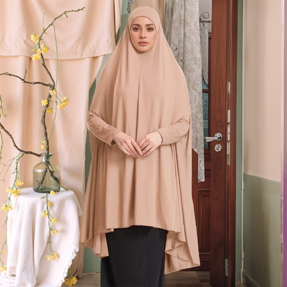 Caftan Plain Muslim Abayas Mod - Women Formal Wear Hijab บทวิจารณ์และราคา