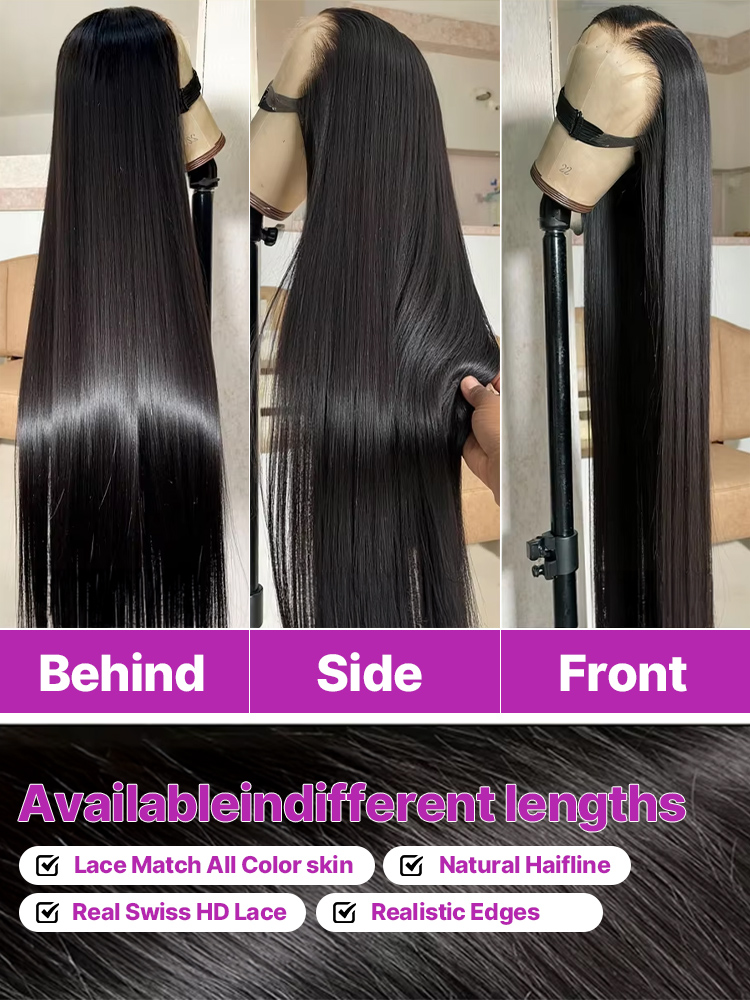 30 42 Inch Straight Brazilian  - Formal Wear Hairstyles For Women บทวิจารณ์และราคา