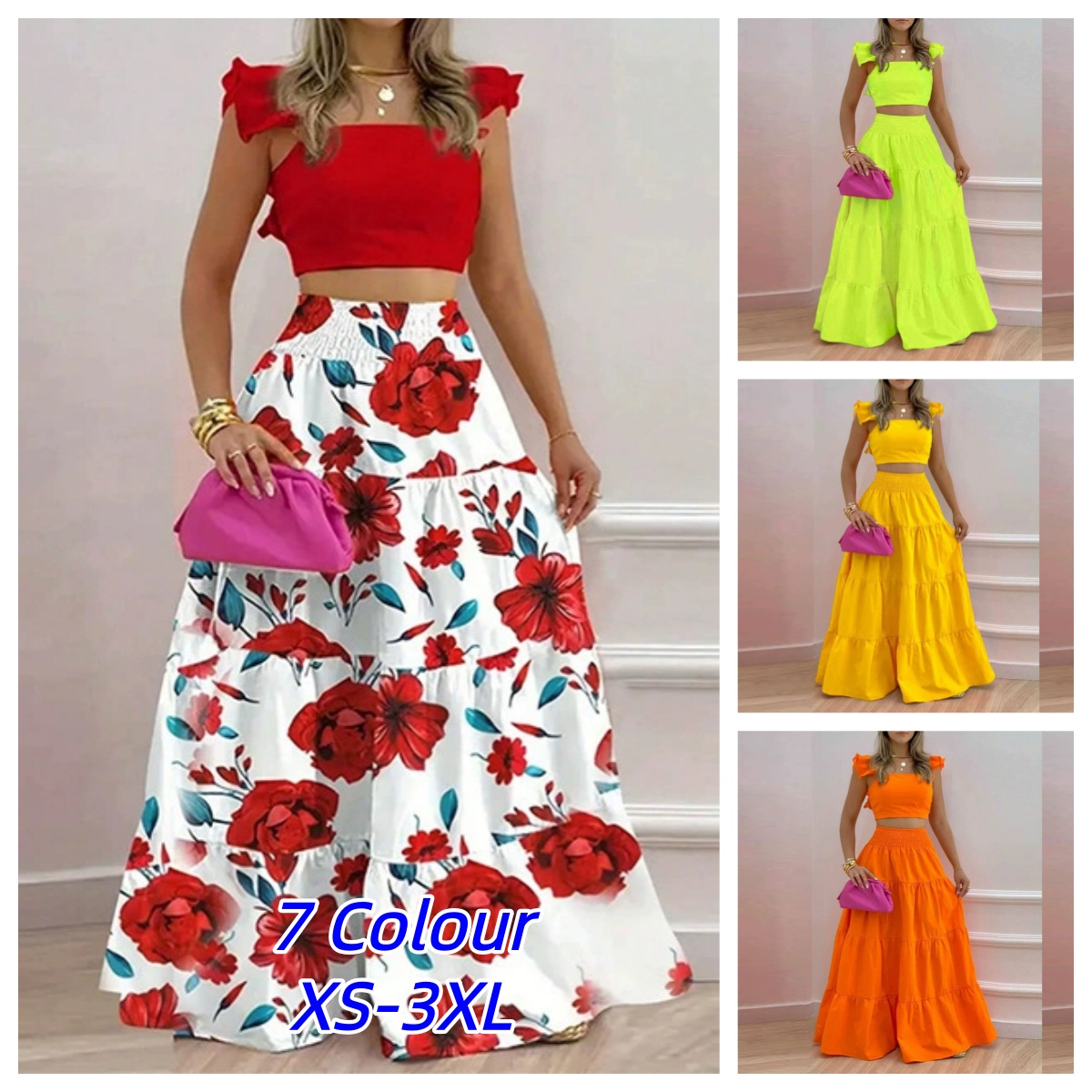 Skirt Y2k Two Piece Set Womans - Women Formal Wear For Summer บทวิจารณ์และราคา