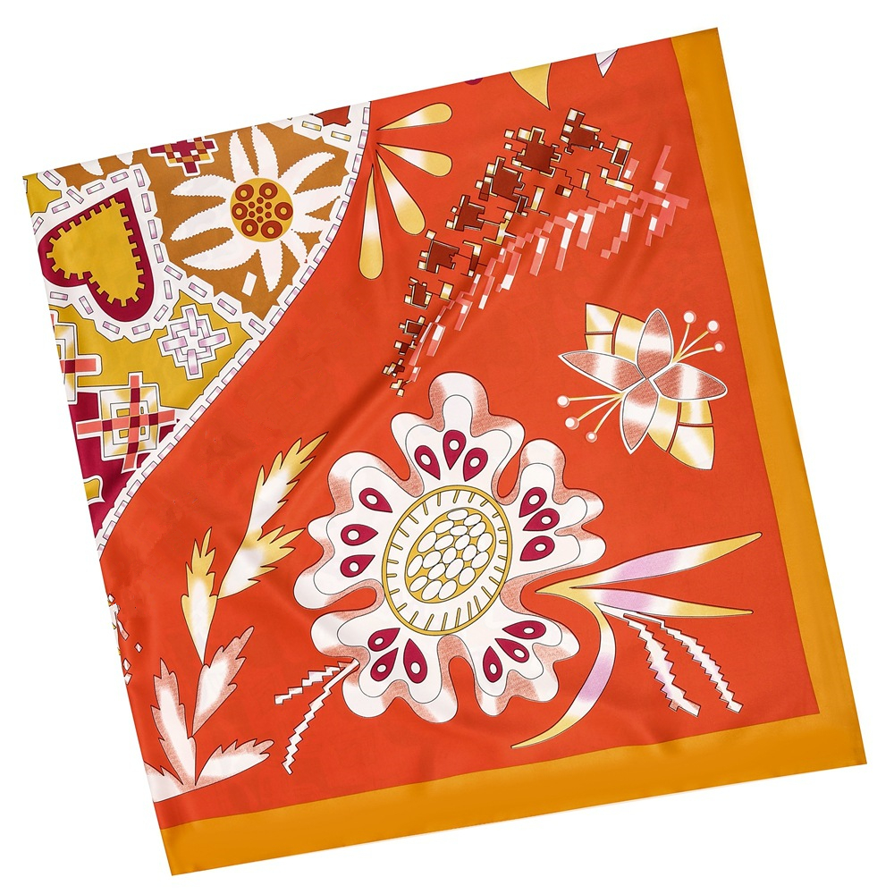 130cm Brand Women Scarves Desi - Scarf Silk Neck บทวิจารณ์และราคา