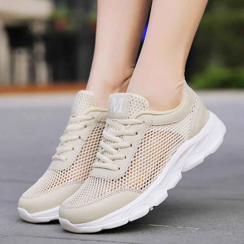 Summer Breathable Sneakers Wom - Women Formal Wear Ethnic บทวิจารณ์และราคา