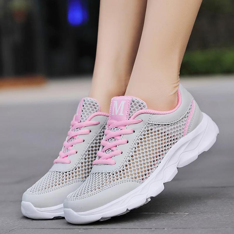 Summer Breathable Sneakers Wom - Women Formal Wear Ethnic บทวิจารณ์และราคา