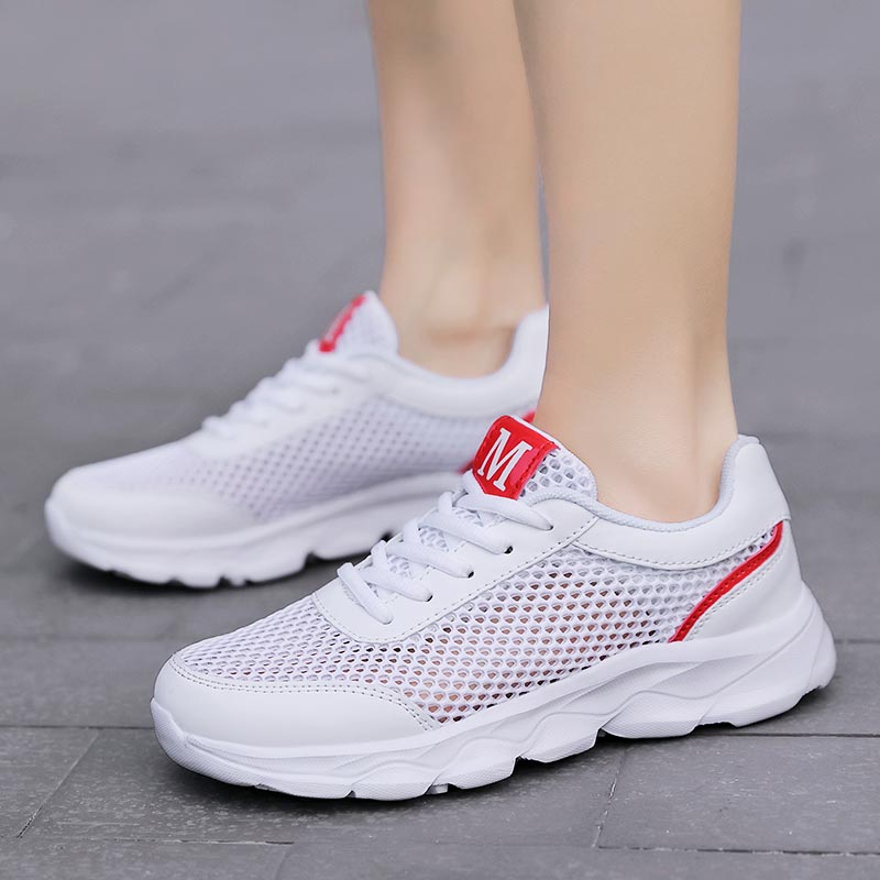 Summer Breathable Sneakers Wom - Women Formal Wear Ethnic บทวิจารณ์และราคา