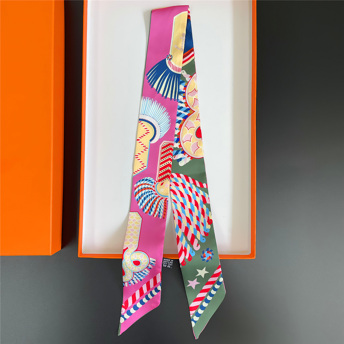 Brand Design Twill 100% Silk S - Scarf Silk Neck บทวิจารณ์และราคา