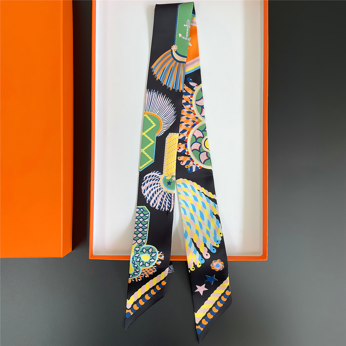 Brand Design Twill 100% Silk S - Scarf Silk Neck บทวิจารณ์และราคา