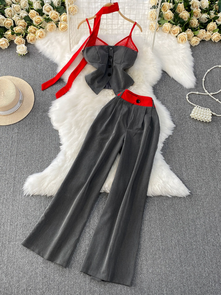 Design sense niche sexy spicy  - Women'S Formal Wear Pants บทวิจารณ์และราคา