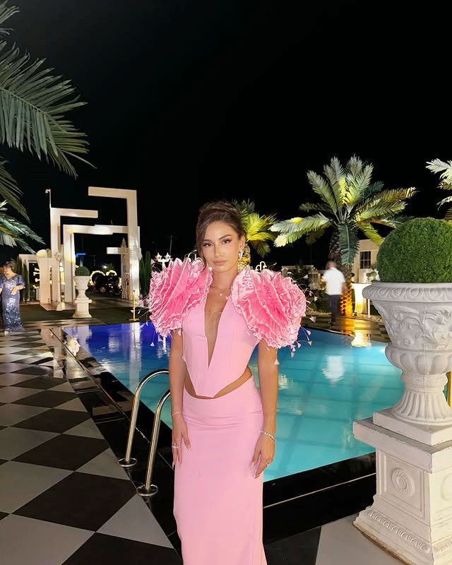 Pink Two Pieces Prom Dresses W - Women Formal Wear Online บทวิจารณ์และราคา