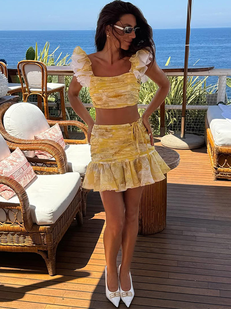 2025 New Pleated Short Top Spl - Women Formal Wear For Summer บทวิจารณ์และราคา