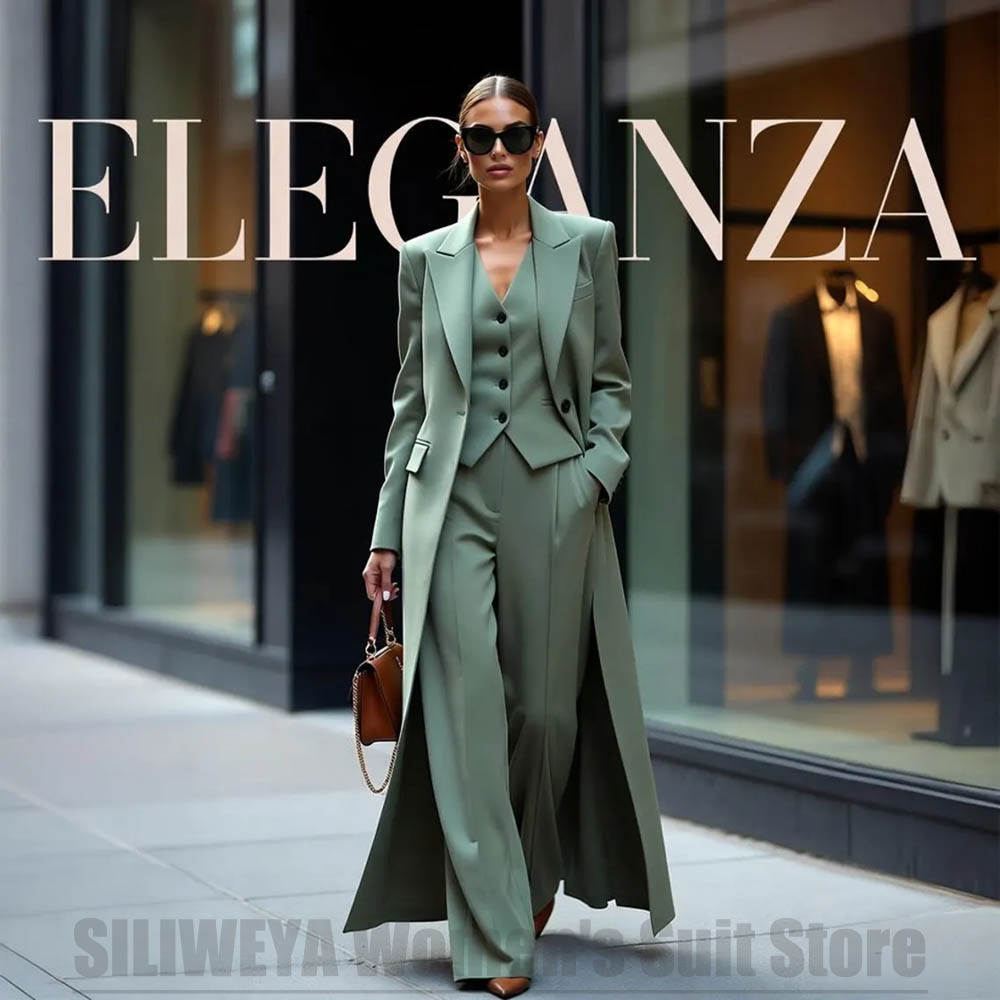Chic Women's Suit Set Three Pi - Women Formal Wear Vest บทวิจารณ์และราคา