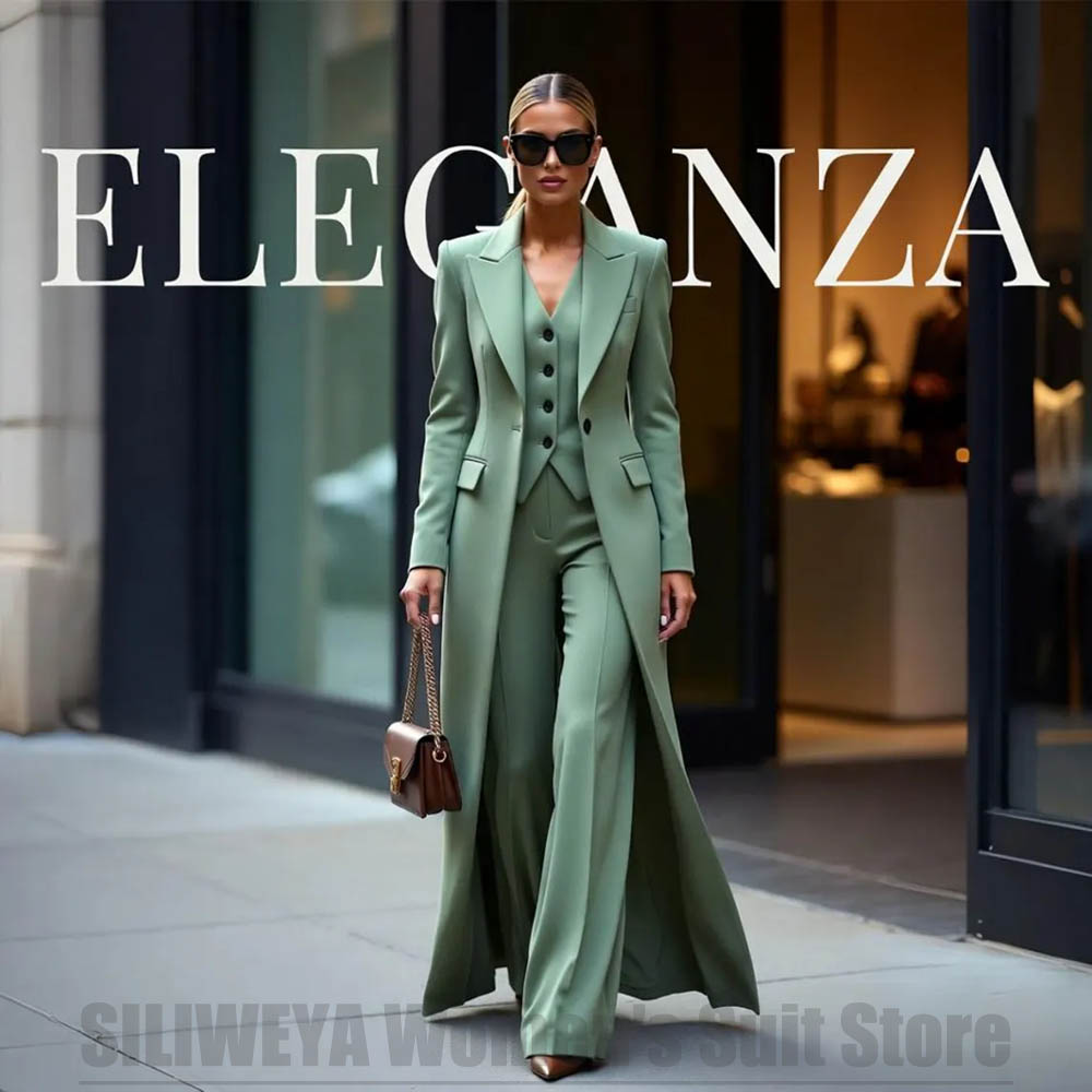 Chic Women's Suit Set Three Pi - Women Formal Wear Vest บทวิจารณ์และราคา