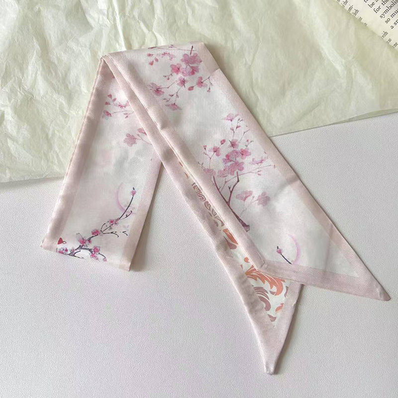 Fashion Women Silk Satin Skinn - Scarf Silk Neck บทวิจารณ์และราคา