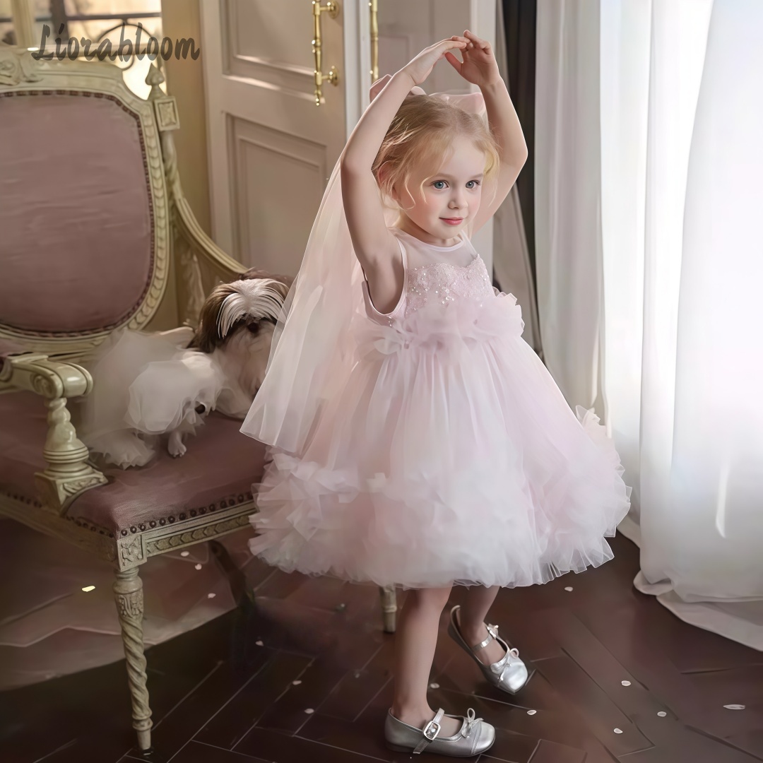 Girls' Tulle Gown Layered Skir - Women'S Formal Wear For Girls บทวิจารณ์และราคา
