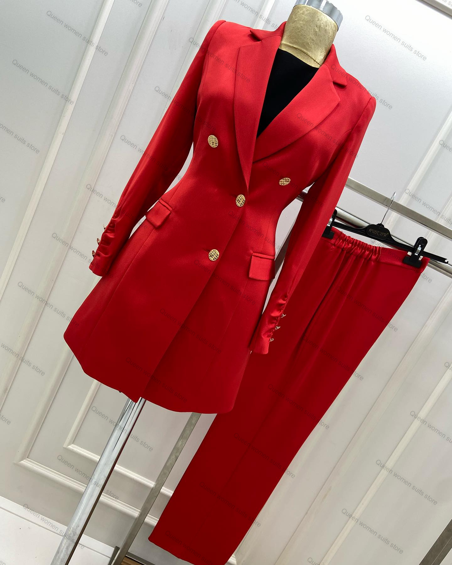 Wedding  Women Pants Suits Set - Women Formal Wear Tailor บทวิจารณ์และราคา