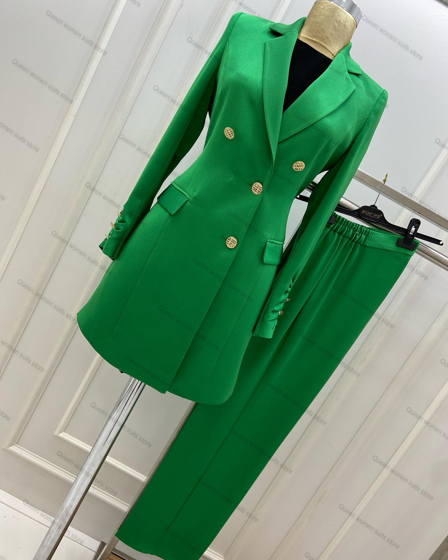 Wedding  Women Pants Suits Set - Women Formal Wear Tailor บทวิจารณ์และราคา