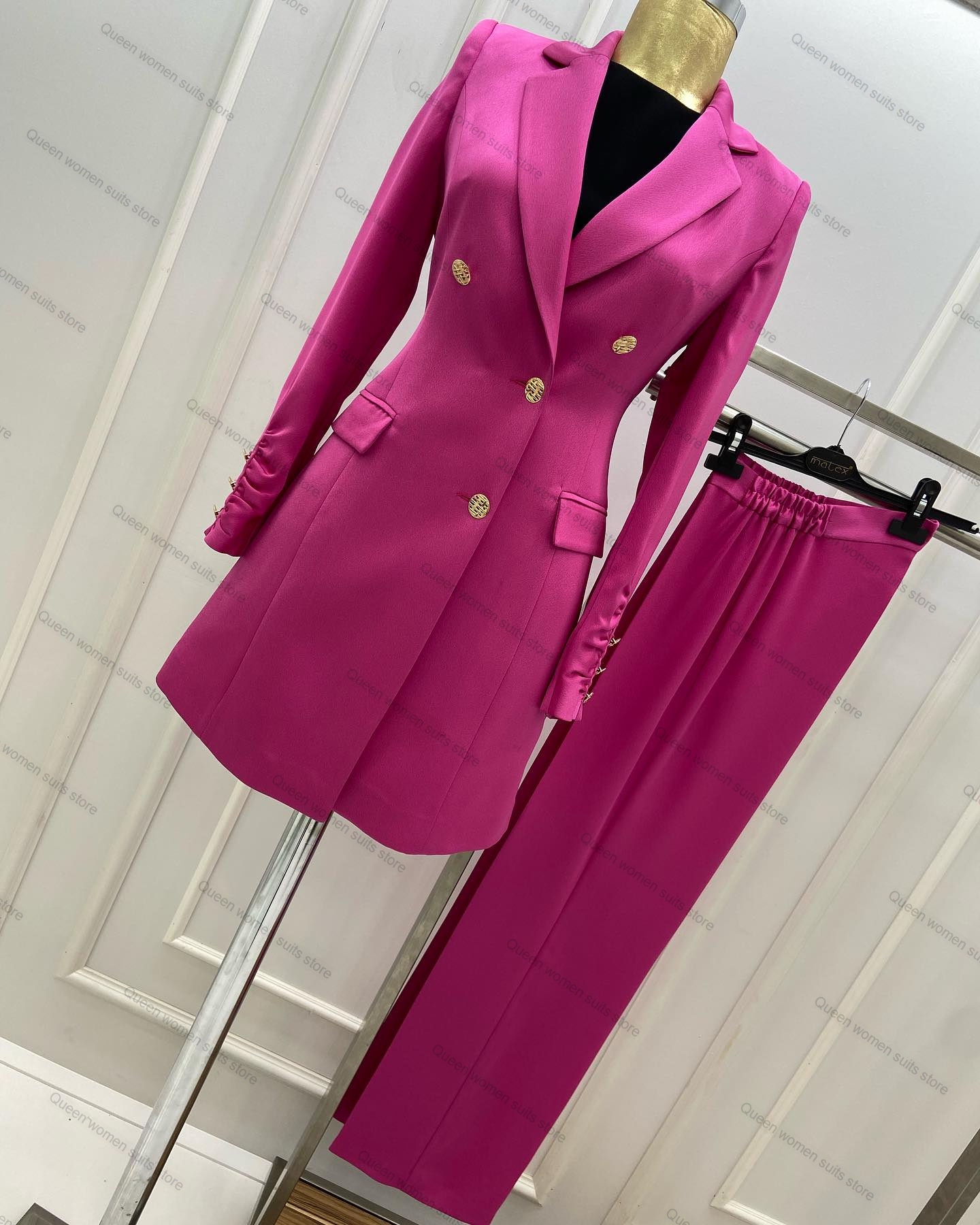 Wedding  Women Pants Suits Set - Women Formal Wear Tailor บทวิจารณ์และราคา