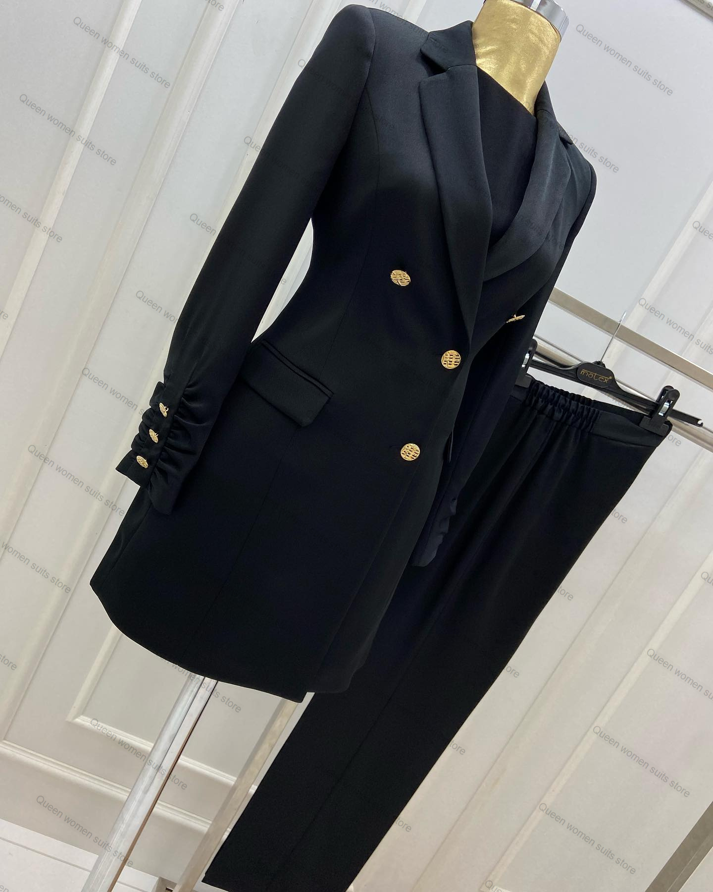 Wedding  Women Pants Suits Set - Women Formal Wear Tailor บทวิจารณ์และราคา