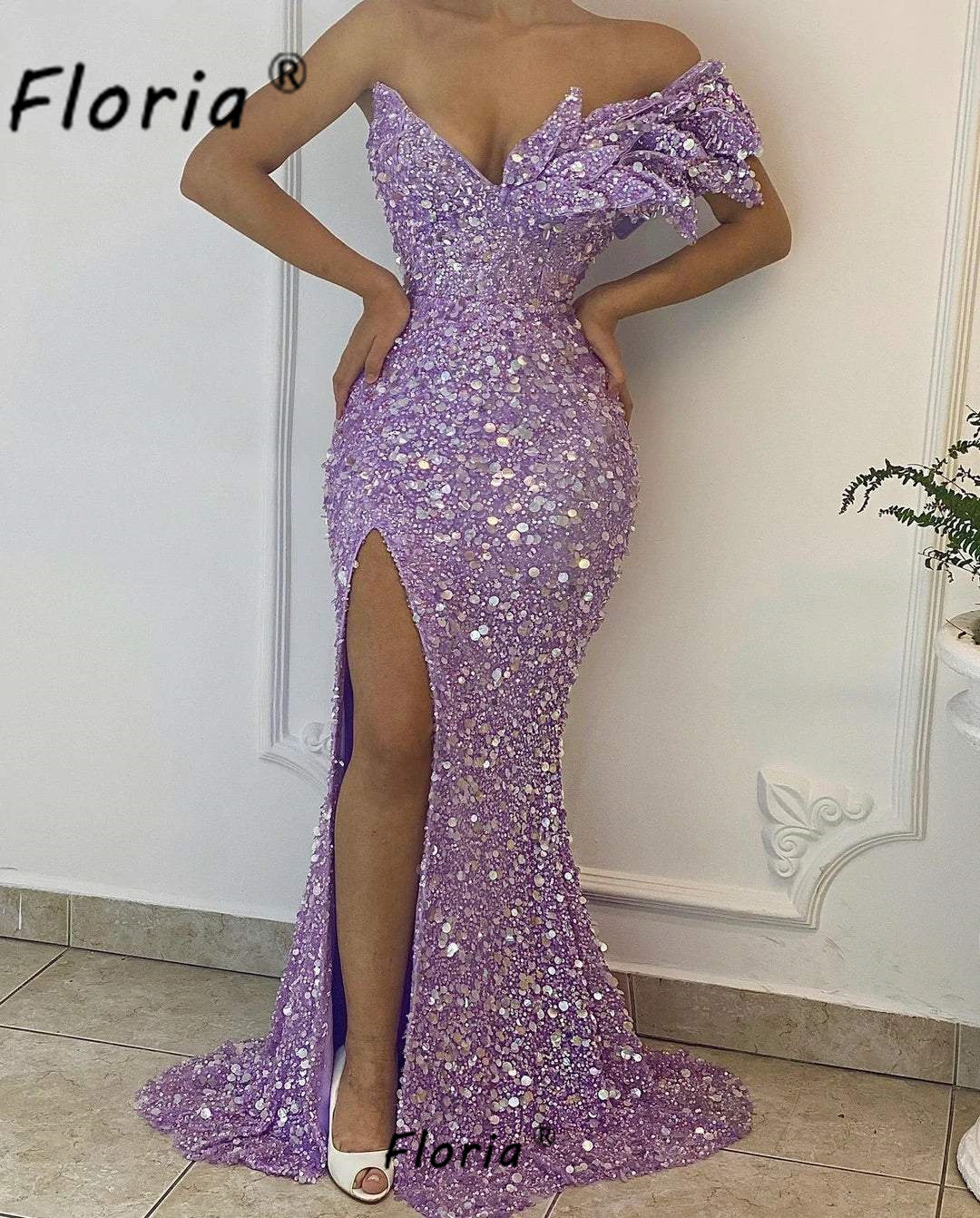 Customized Light Purple Prom D - Women'S Formal Wear For Wedding Guest บทวิจารณ์และราคา