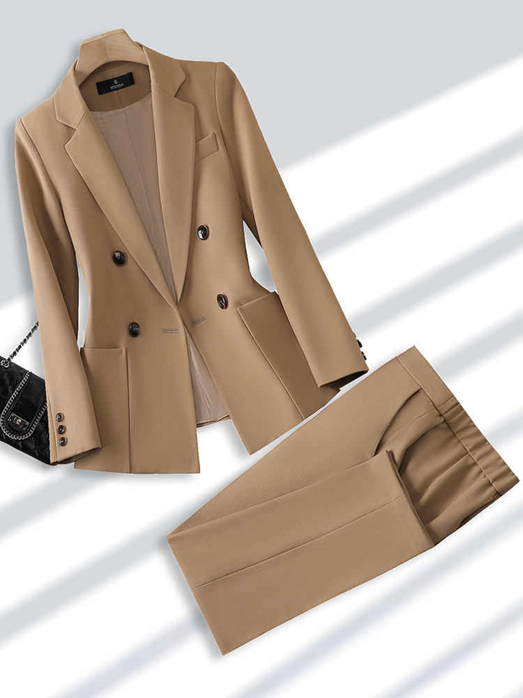 Fashion Ladies Pant Suit Forma - Women Formal Wear Trousers บทวิจารณ์และราคา