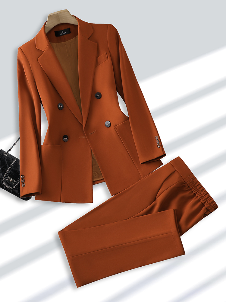 Fashion Ladies Pant Suit Forma - Women Formal Wear Trousers บทวิจารณ์และราคา