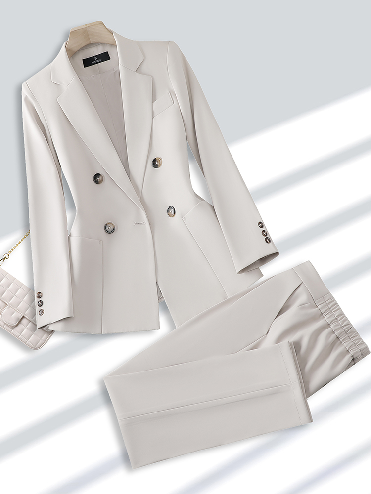 Fashion Ladies Pant Suit Forma - Women Formal Wear Trousers บทวิจารณ์และราคา
