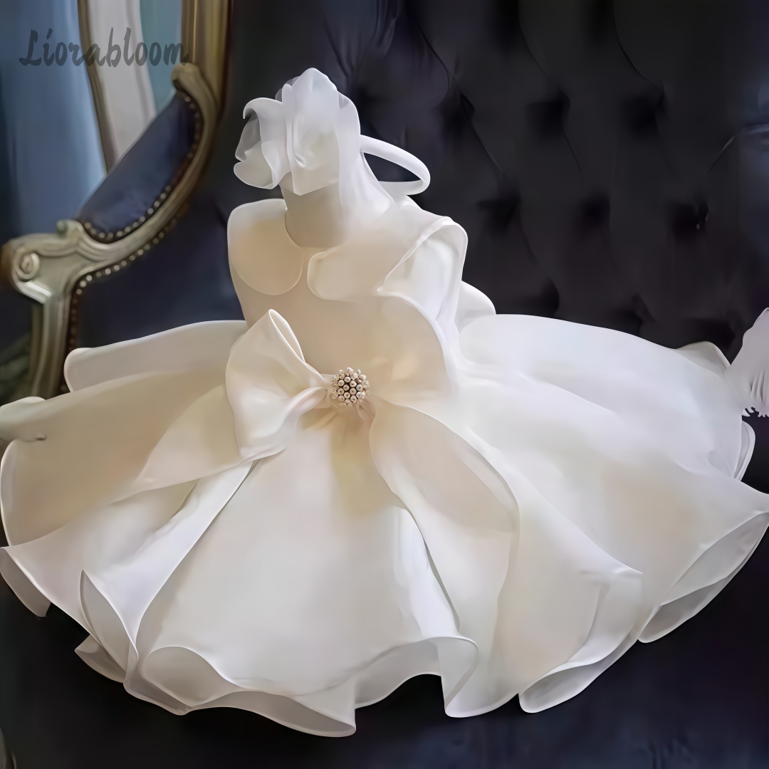 White Pearl Embellished Dress  - Women'S Formal Wear For Girls บทวิจารณ์และราคา
