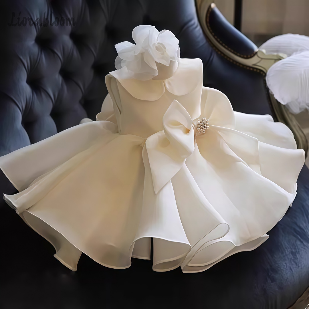 White Pearl Embellished Dress  - Women'S Formal Wear For Girls บทวิจารณ์และราคา