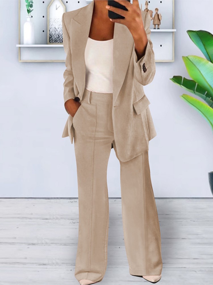 Autumn Fashion New Women's 2PC - Women Formal Wear Trousers บทวิจารณ์และราคา
