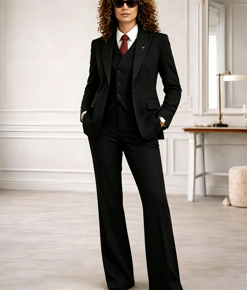 Rust Women's Suits 3 Pcs Vinta - Women Formal Wear Vest บทวิจารณ์และราคา
