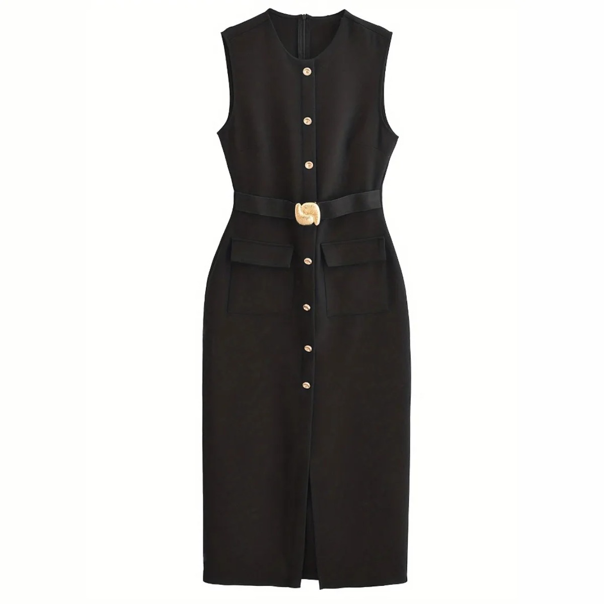 Woman‘s Sleeveless Crew-neck S - Women Formal Wear Tailor บทวิจารณ์และราคา