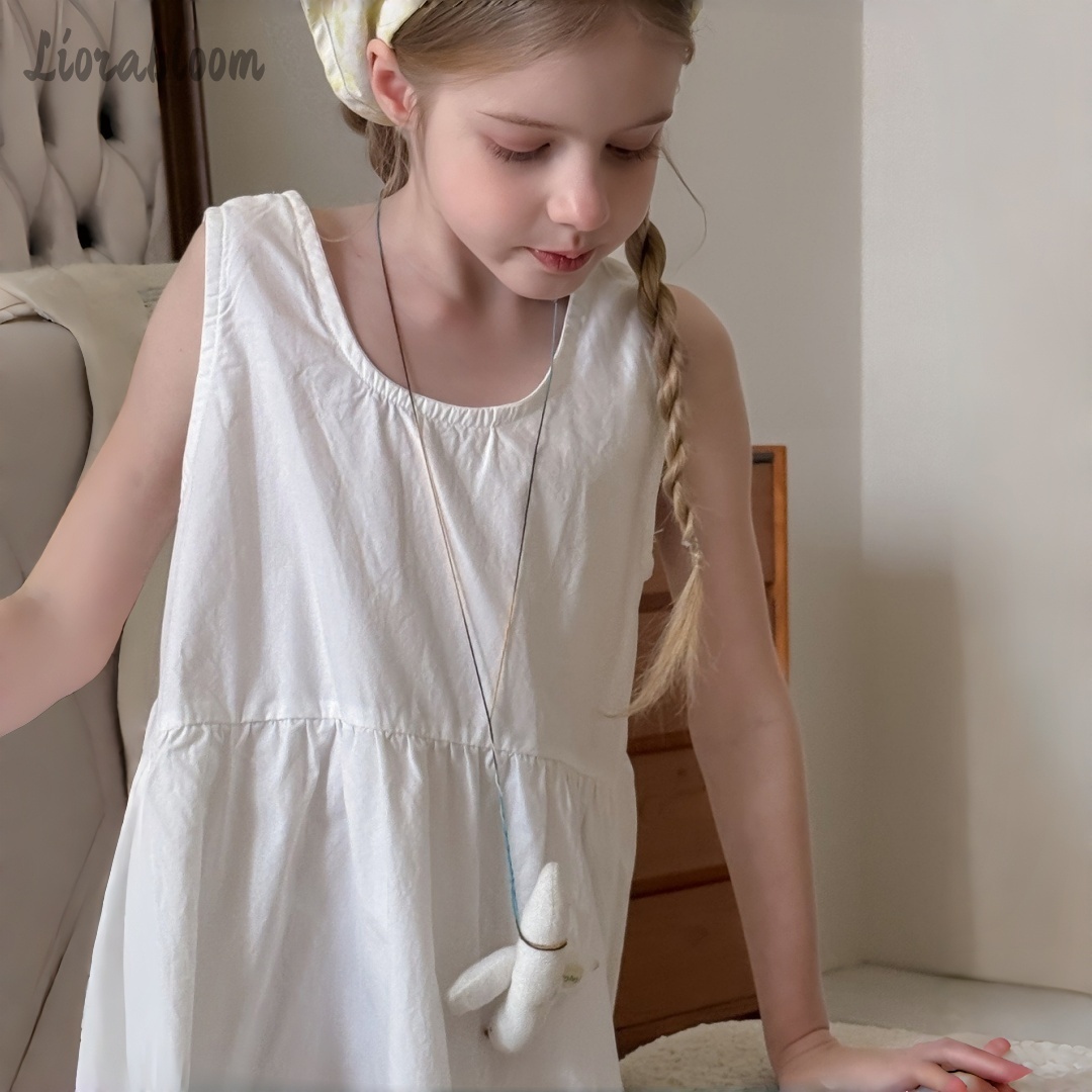 Girls' White Dress Simple Maxi - Women'S Formal Wear For Girls บทวิจารณ์และราคา