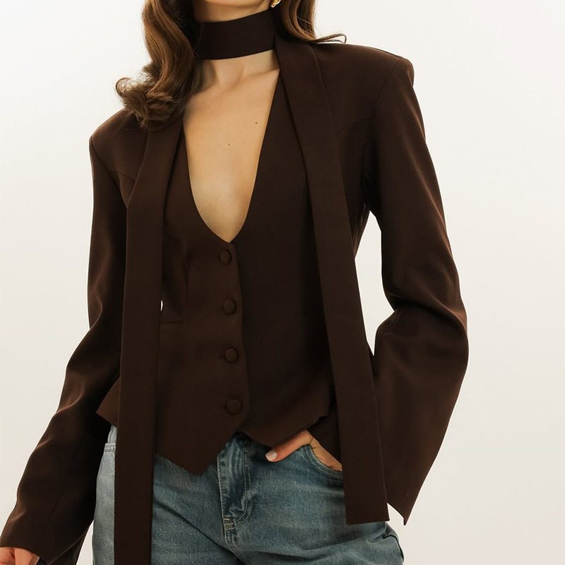 Autumn Women Suit 1 Piece Shor - Women'S Formal Wear For Wedding Guest บทวิจารณ์และราคา