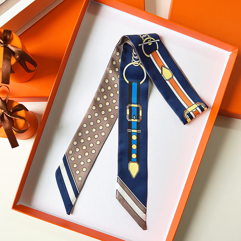 Women Scarf Skinny Silk Scarf  - Scarf Silk Neck บทวิจารณ์และราคา