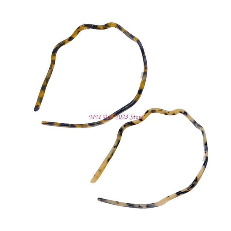 49ME 2PCS Acetate Hairbands Wa - Formal Wear Hairstyles For Women บทวิจารณ์และราคา