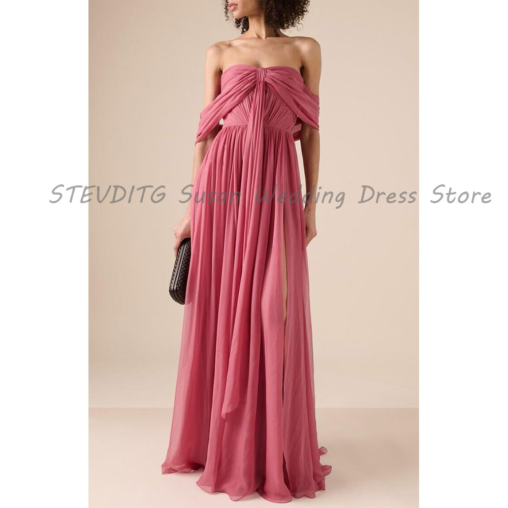 Elegant Pink Evening Dresses W - Formal Dress Female บทวิจารณ์และราคา