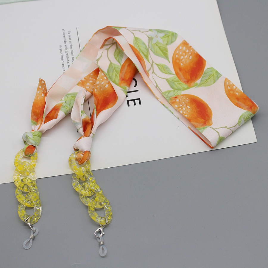 Bohemia Print Silk Scarf Glass - Scarf Silk Neck บทวิจารณ์และราคา