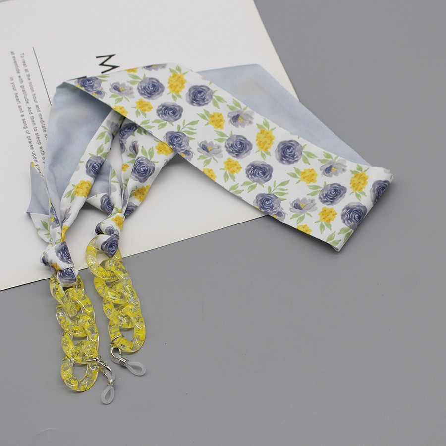 Bohemia Print Silk Scarf Glass - Scarf Silk Neck บทวิจารณ์และราคา